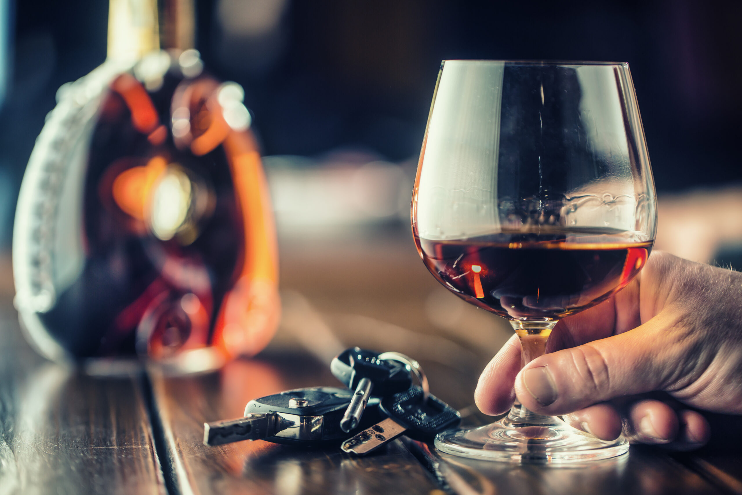 drunk driver at bar
